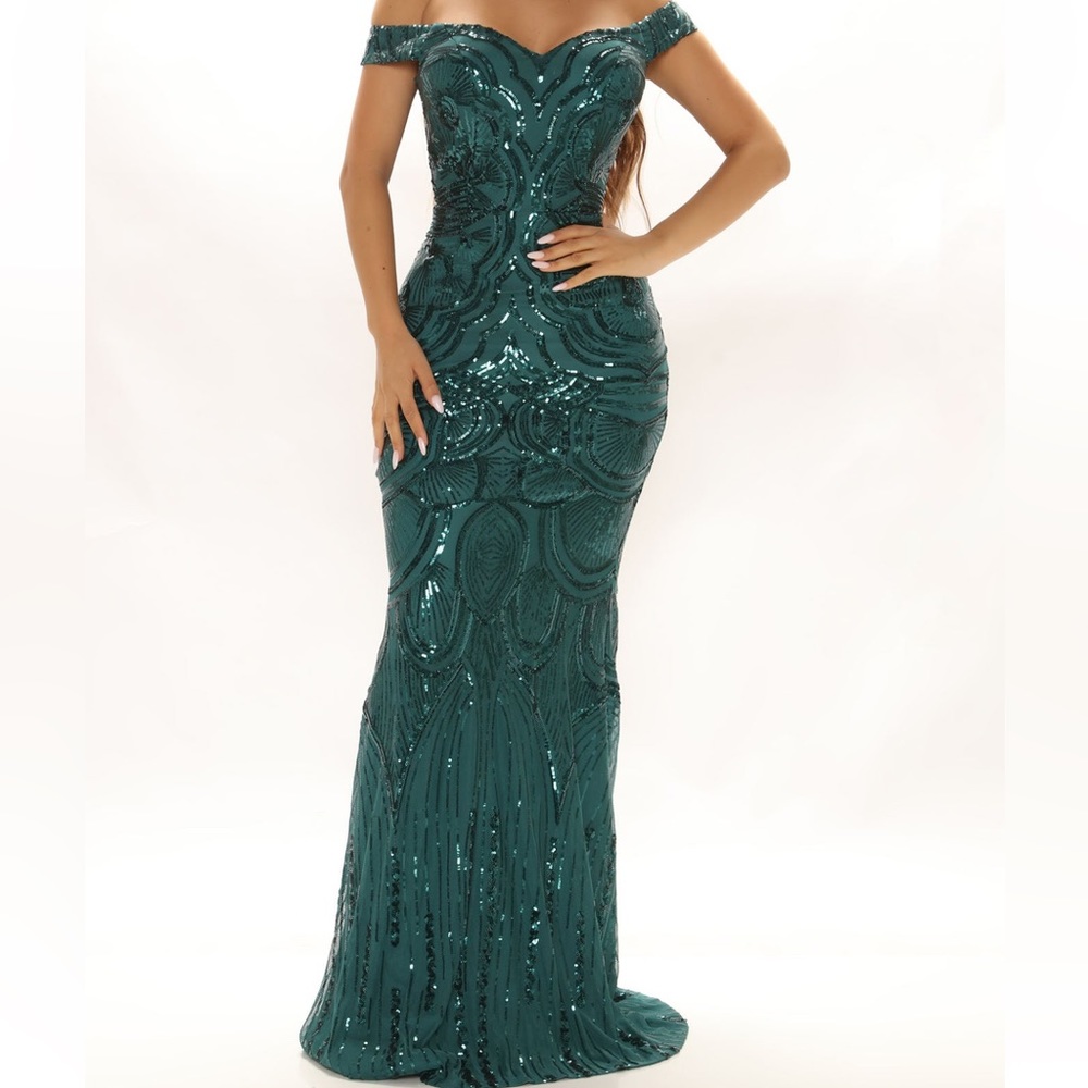 Until The Weekend Sequin Maxi Dress